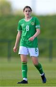 23 April 2024; Aoife Sheridan of Republic of Ireland during the women's under 16's international friendly match between Republic of Ireland and Denmark at the FAI National Training Centre in Abbotstown, Dublin. Photo by Stephen McCarthy/Sportsfile