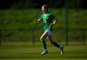 23 April 2024; Madison McGuane of Republic of Ireland during the women's under 16's international friendly match between Republic of Ireland and Denmark at the FAI National Training Centre in Abbotstown, Dublin. Photo by Stephen McCarthy/Sportsfile
