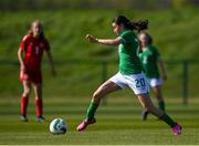 23 April 2024; Aoife Colbert-Martin of Republic of Ireland during the women's under 16's international friendly match between Republic of Ireland and Denmark at the FAI National Training Centre in Abbotstown, Dublin. Photo by Stephen McCarthy/Sportsfile