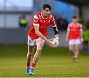 23 April 2024; Tadhg McDonnell of Louth during the EirGrid Leinster GAA Football U20 Championship semi-final match between Dublin and Louth at Parnell Park in Dublin. Photo by Sam Barnes/Sportsfile