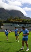 25 April 2024; Charlie Ngatai, right, and Aitzol King during a Leinster Rugby squad training session at the South African College High School in Cape Town, South Africa. Photo by Harry Murphy/Sportsfile