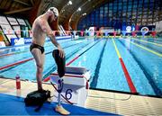 25 April 2024; Barry McClements of Ireland during a training session on day five of the Para Swimming European Championships at the Penteada Olympic Pools Complex in Funchal, Portugal. Photo by Ramsey Cardy/Sportsfile