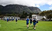 25 April 2024; Leinster players walk to a Leinster Rugby squad training session at the South African College High School in Cape Town, South Africa. Photo by Harry Murphy/Sportsfile