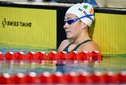 25 April 2024; Róisín Ní Ríain of Ireland after finishing second in the Women's 400m Freestyle S13 Heats during day six of the Para Swimming European Championships at the Penteada Olympic Pools Complex in Funchal, Portugal. Photo by Ramsey Cardy/Sportsfile