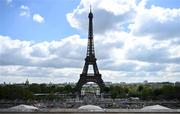 18 April 2024; Construction of stands and venues continues around Paris ahead of the XXXIII Summer Olympic Games which takes place in July and August in France. Photo by Brendan Moran/Sportsfile