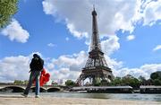 18 April 2024; Construction of stands and venues continues around Paris ahead of the XXXIII Summer Olympic Games which takes place in July and August in France. Photo by Brendan Moran/Sportsfile