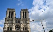 18 April 2024; A viiew of Notre Dame cathedral, which was damaged by fire in 2019, as restoration work continues in Paris ahead of the XXXIII Summer Olympic Games which takes from in July and August in France. Photo by Brendan Moran/Sportsfile