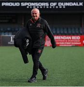 26 April 2024; Dundalk manager Noel King before the SSE Airtricity Men's Premier Division match between Dundalk and Bohemians at Oriel Park in Dundalk, Louth. Photo by Stephen McCarthy/Sportsfile