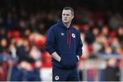 26 April 2024; St Patrick's Athletic manager Jon Daly before the SSE Airtricity Men's Premier Division match between Shelbourne and St Patrick's Athletic at Tolka Park in Dublin. Photo by David Fitzgerald/Sportsfile