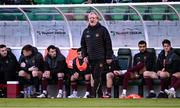 26 April 2024; Galway United assistant manager Ollie Horgan during the SSE Airtricity Men's Premier Division match between Shamrock Rovers and Galway United at Tallaght Stadium in Dublin. Photo by Piaras Ó Mídheach/Sportsfile