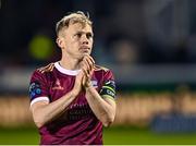 26 April 2024; Conor McCormack of Galway United after the drawn SSE Airtricity Men's Premier Division match between Shamrock Rovers and Galway United at Tallaght Stadium in Dublin. Photo by Piaras Ó Mídheach/Sportsfile