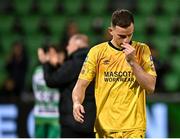 26 April 2024; Shamrock Rovers goalkeeper Leon Pohls after the drawn SSE Airtricity Men's Premier Division match between Shamrock Rovers and Galway United at Tallaght Stadium in Dublin. Photo by Piaras Ó Mídheach/Sportsfile