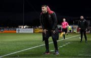 26 April 2024; Dundalk coach Brian Gartland during the SSE Airtricity Men's Premier Division match between Dundalk and Bohemians at Oriel Park in Dundalk, Louth. Photo by Stephen McCarthy/Sportsfile