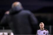 26 April 2024; Daryl Horgan of Dundalk looks towards manager Noel King during the SSE Airtricity Men's Premier Division match between Dundalk and Bohemians at Oriel Park in Dundalk, Louth. Photo by Stephen McCarthy/Sportsfile