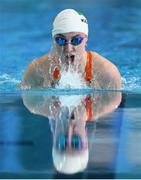 27 April 2024; Ellen Keane of Ireland competes in the Women's 100m Breaststroke SB8 Heats during day seven of the Para Swimming European Championships at the Penteada Olympic Pools Complex in Funchal, Portugal. Photo by Ramsey Cardy/Sportsfile
