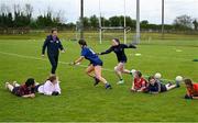27 April 2024; Participants during the 2024 ZuCar Gaelic4Teens Festival Day at Faithful Fields Offaly GAA Centre of Excellence in Kilcormac, Offaly. Photo by Brendan Moran/Sportsfile *** NO REPRODUCTION FEE ***