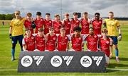 27 April 2024; The St Patrick's Athletic squad during the EA SPORTS LOI Academy MU15 development weekend at FAI Headquarters in Abbotstown, Dublin. Photo by Seb Daly/Sportsfile