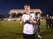 26 April 2024; Eoin Kenny of Dundalk after the SSE Airtricity Men's Premier Division match between Dundalk and Bohemians at Oriel Park in Dundalk, Louth. Photo by Stephen McCarthy/Sportsfile