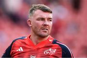 27 April 2024; Peter O’Mahony of Munster before the United Rugby Championship match between Emirates Lions and Munster at Emirates Airline Park in Johannesburg, South Africa. Photo by Shaun Roy/Sportsfile