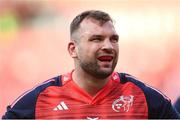 27 April 2024; Munster captain Tadhg Beirne before the United Rugby Championship match between Emirates Lions and Munster at Emirates Airline Park in Johannesburg, South Africa. Photo by Shaun Roy/Sportsfile