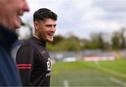 27 April 2024; Down selector Marty Clarke before the Ulster GAA Football Senior Championship semi-final match between Down and Armagh at St Tiernach's Park in Clones, Monaghan. Photo by Stephen McCarthy/Sportsfile