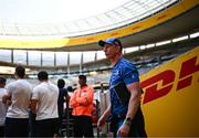 27 April 2024; Leinster head coach Leo Cullen inspects the stadium before the United Rugby Championship match between DHL Stormers and Leinster at the DHL Stadium in Cape Town, South Africa. Photo by Harry Murphy/Sportsfile