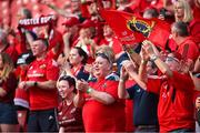 27 April 2024; Munster fans during the United Rugby Championship match between Emirates Lions and Munster at Emirates Airline Park in Johannesburg, South Africa. Photo by Shaun Roy/Sportsfile