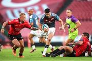 27 April 2024; Conor Murray of Munster in action during the United Rugby Championship match between Emirates Lions and Munster at Emirates Airline Park in Johannesburg, South Africa. Photo by Shaun Roy/Sportsfile