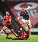 27 April 2024; Simon Zebo of Munster in action during the United Rugby Championship match between Emirates Lions and Munster at Emirates Airline Park in Johannesburg, South Africa. Photo by Shaun Roy/Sportsfile