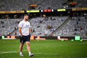 27 April 2024; Michael Milne of Leinster walks the pitch before the United Rugby Championship match between DHL Stormers and Leinster at the DHL Stadium in Cape Town, South Africa. Photo by Harry Murphy/Sportsfile