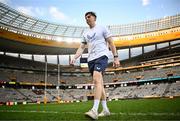 27 April 2024; Charlie Tector of Leinster walks the pitch before the United Rugby Championship match between DHL Stormers and Leinster at the DHL Stadium in Cape Town, South Africa. Photo by Harry Murphy/Sportsfile