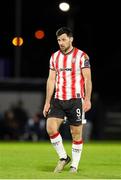 26 April 2024; Patrick Hoban of Derry City during the SSE Airtricity Men's Premier Division match between Waterford and Derry City at Regional Sports Centre in Waterford. Photo by Michael P Ryan/Sportsfile