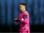 26 April 2024; Derry City goalkeeper Brian Maher during the SSE Airtricity Men's Premier Division match between Waterford and Derry City at Regional Sports Centre in Waterford. Photo by Michael P Ryan/Sportsfile