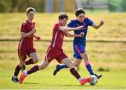 27 April 2024; Action from Cork City against Galway United during the EA SPORTS LOI Academy MU15 development weekend at FAI Headquarters in Abbotstown, Dublin. Photo by Seb Daly/Sportsfile