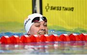 27 April 2024; Nicole Turner of Ireland after finishing second in the Women's 50m Butterfly S6 Final during day seven of the Para Swimming European Championships at the Penteada Olympic Pools Complex in Funchal, Portugal. Photo by Ramsey Cardy/Sportsfile