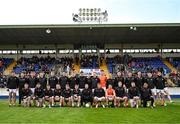 27 April 2024; The Armagh squad before the Ulster GAA Football Senior Championship semi-final match between Down and Armagh at St Tiernach's Park in Clones, Monaghan. Photo by Stephen McCarthy/Sportsfile