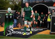 27 April 2024; John Porch of Connacht walks out of the tunnel before the United Rugby Championship match between Dragons and Connacht at Rodney Parade in Newport, Wales. Photo by Kian Abdullah/Sportsfile