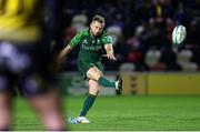 27 April 2024; JJ Hanrahan of Connacht in action during the United Rugby Championship match between Dragons and Connacht at Rodney Parade in Newport, Wales. Photo by Chris Fairweather/Sportsfile