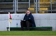27 April 2024; Dublin GAA chief executive officer Finbarr O'Mahony looks on during the Leinster GAA Hurling Senior Championship Round 2 match between Carlow and Dublin at Netwatch Cullen Park in Carlow. Photo by Piaras Ó Mídheach/Sportsfile