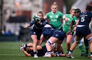 27 April 2024; Mairi McDonald of Scotland during the Women's Six Nations Rugby Championship match between Ireland and Scotland at the Kingspan Stadium in Belfast. Photo by Ben McShane/Sportsfile