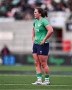27 April 2024; Enya Breen of Ireland during the Women's Six Nations Rugby Championship match between Ireland and Scotland at the Kingspan Stadium in Belfast. Photo by Ben McShane/Sportsfile