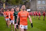 27 April 2024; Aidan Forker of Armagh before the Ulster GAA Football Senior Championship semi-final match between Down and Armagh at St Tiernach's Park in Clones, Monaghan. Photo by Stephen McCarthy/Sportsfile