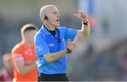 27 April 2024; Referee Liam Devenney during the Ulster GAA Football Senior Championship semi-final match between Down and Armagh at St Tiernach's Park in Clones, Monaghan. Photo by Stephen McCarthy/Sportsfile