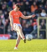 27 April 2024; Oisin O'Neill of Armagh during the Ulster GAA Football Senior Championship semi-final match between Down and Armagh at St Tiernach's Park in Clones, Monaghan. Photo by Stephen McCarthy/Sportsfile