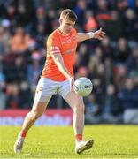 27 April 2024; Oisin O'Neill of Armagh during the Ulster GAA Football Senior Championship semi-final match between Down and Armagh at St Tiernach's Park in Clones, Monaghan. Photo by Stephen McCarthy/Sportsfile
