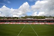 28 April 2024; A general view of Celtic Park before the Ulster GAA Football Senior Championship semi-final match between Donegal and Tyrone at Celtic Park in Derry. Photo by Stephen McCarthy/Sportsfile
