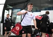 28 April 2024; Ruari Canavan of Tyrone arrives for the Ulster GAA Football Senior Championship semi-final match between Donegal and Tyrone at Celtic Park in Derry. Photo by Stephen McCarthy/Sportsfile