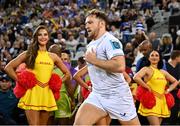 27 April 2024; Liam Turner of Leinster runs out before the United Rugby Championship match between DHL Stormers and Leinster at the DHL Stadium in Cape Town, South Africa. Photo by Harry Murphy/Sportsfile