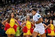 27 April 2024; Michael Ala'alatoa of Leinster runs out before the United Rugby Championship match between DHL Stormers and Leinster at the DHL Stadium in Cape Town, South Africa. Photo by Harry Murphy/Sportsfile