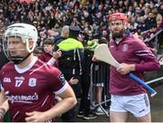 28 April 2024; Jonathan Glynn of Galway before the Leinster GAA Hurling Senior Championship Round 2 match between Galway and Kilkenny at Pearse Stadium in Galway. Photo by David Fitzgerald/Sportsfile